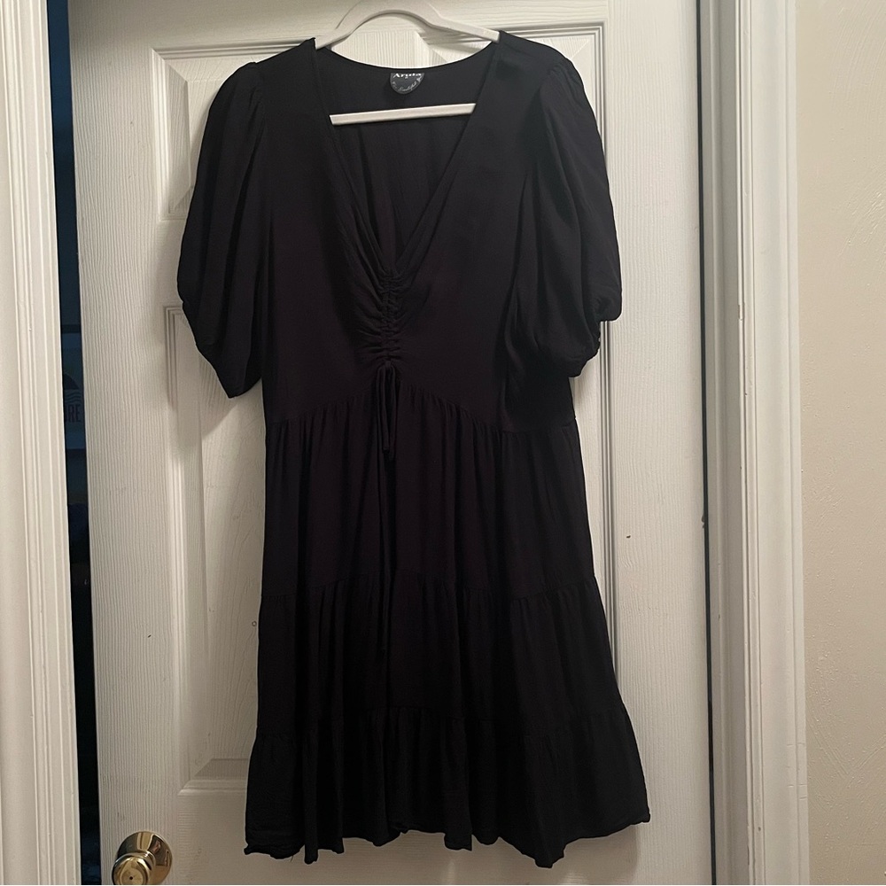 ARULA Midnight Black Dress